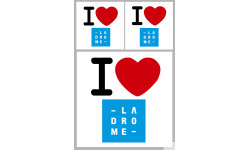 Département 26 la Drôme (1fois 10cm / 2 fois 5cm) - Autocollant(sticker)