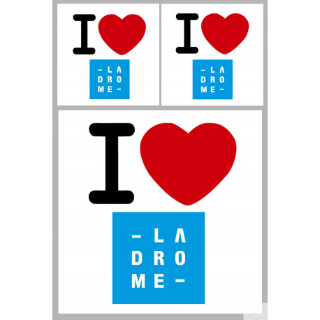 Département 26 la Drôme (1fois 10cm / 2 fois 5cm) - Autocollant(sticker)