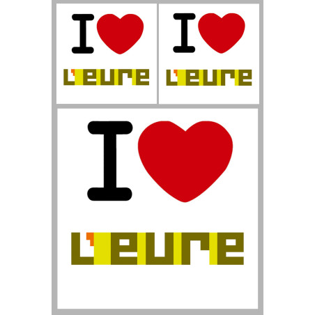 l'Eure (1fois 10cm / 2 fois 5cm) - Sticker/autocollant