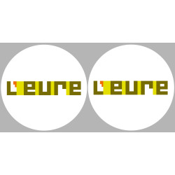 l'Eure (2fois 10cm) - Sticker/autocollant