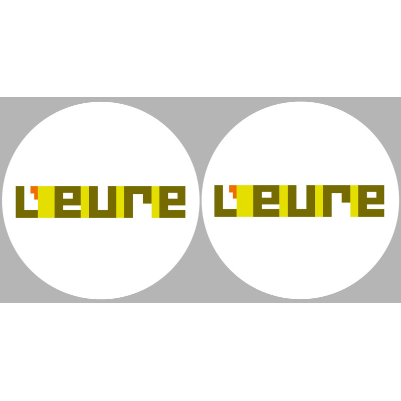 l'Eure (2fois 10cm) - Sticker/autocollant