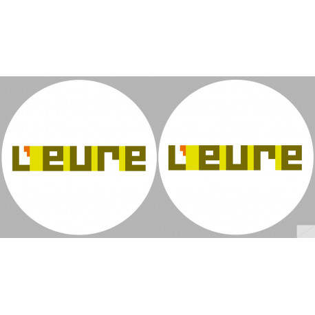 Département 27 de l'Eure (2 fois 10cm) - Autocollant(sticker)