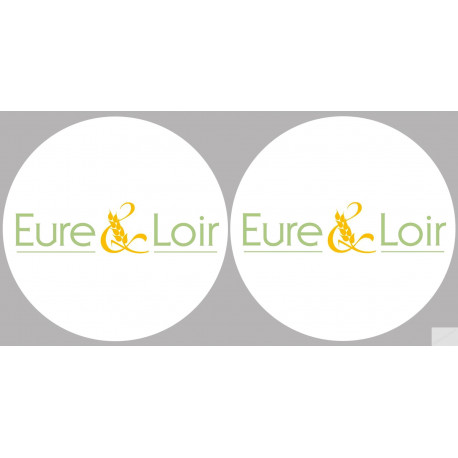 Département 28 de l'Eure et Loir (2 fois 10cm) - Autocollant(sticker)