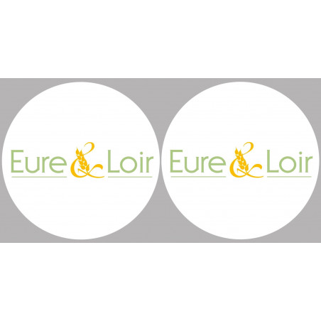 Département 28 de l'Eure et Loir (2 fois 10cm) - Autocollant(sticker)