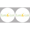 Département 28 de l'Eure et Loir (2 fois 10cm) - Autocollant(sticker)