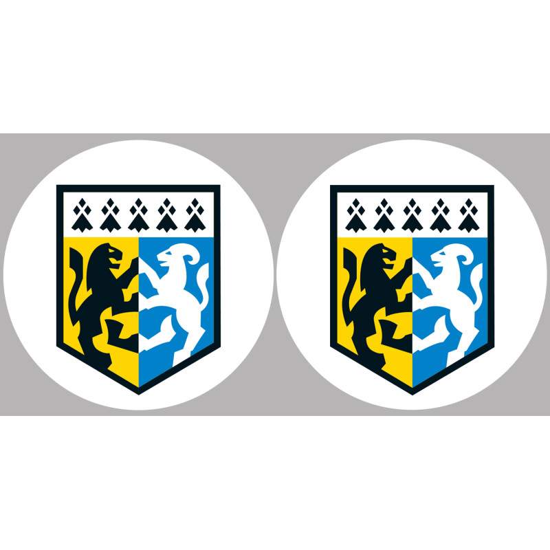 le Finistère (2fois 10cm) - Sticker/autocollant