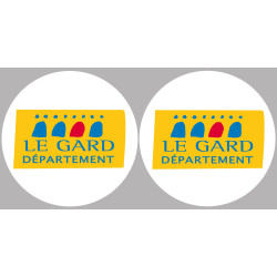 le Gard (2fois 10cm) - Sticker/autocollant