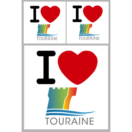 Touraine (1fois 10cm / 2 fois 5cm) - Sticker/autocollant
