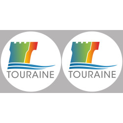 Touraine (2fois 10cm) - Sticker/autocollant