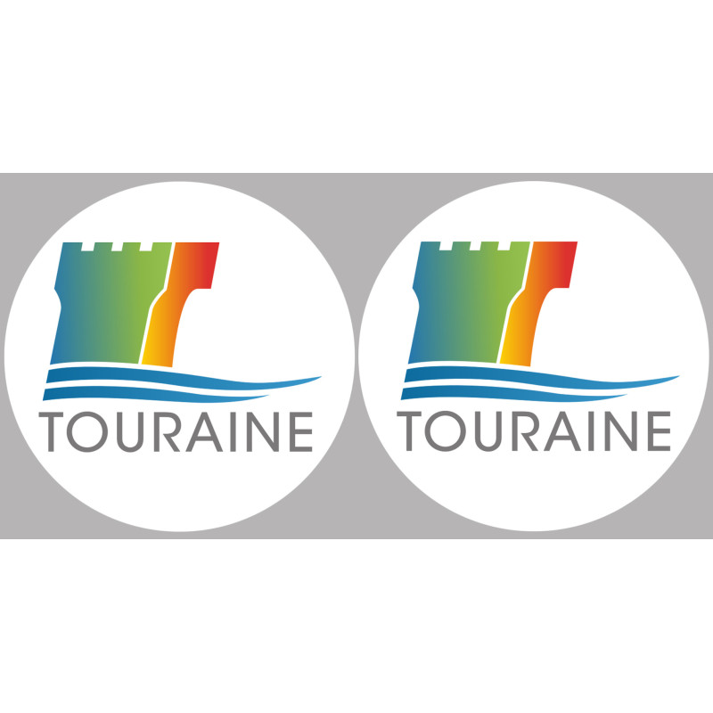Touraine (2fois 10cm) - Sticker/autocollant