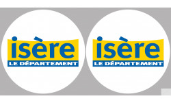 Département 38 l'Isère (2 fois 10cm) - Autocollant(sticker)