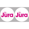le Jura (2fois 10cm) - Sticker/autocollant