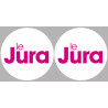 Département 39 le Jura (2 fois 10cm) - Autocollant(sticker)