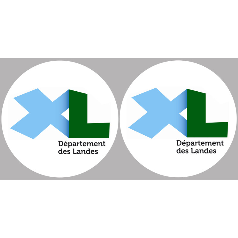 les Landes (2fois 10cm) - Sticker/autocollant