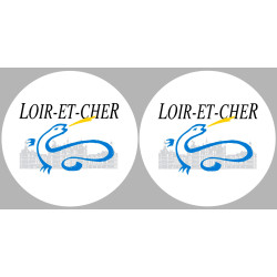 le Loir et Cher (2fois 10cm) - Sticker/autocollant