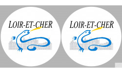 Département 41 le Loir et Cher (2 fois 10cm) - Autocollant(sticker)