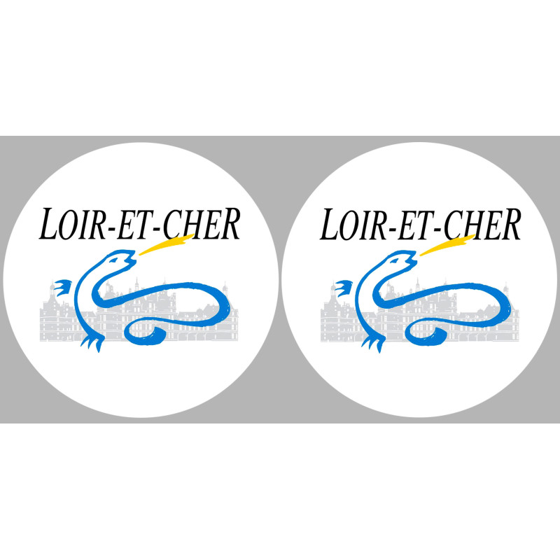 le Loir et Cher (2fois 10cm) - Sticker/autocollant