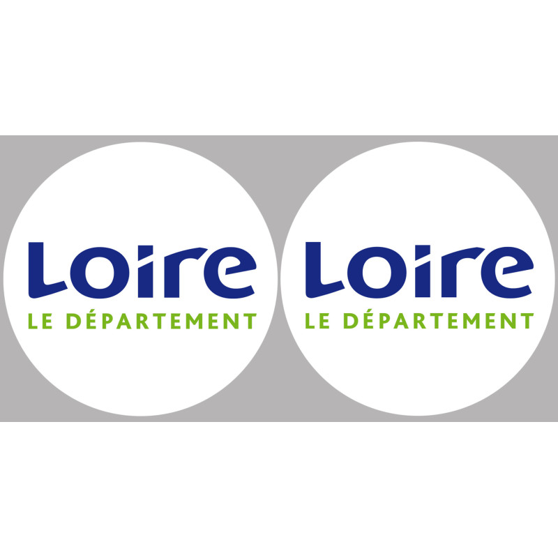 la Loire (2fois 10cm) - Sticker/autocollant