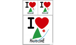 Département 43 la Haute Loire (1fois 10cm / 2 fois 5cm) - Autocollant(sticker)