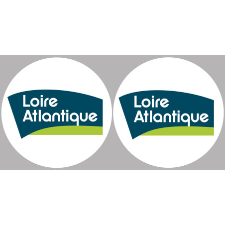 la Loire Atlantique (2fois 10cm) - Sticker/autocollant