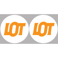 le Lot (2fois 10cm) - Sticker/autocollant