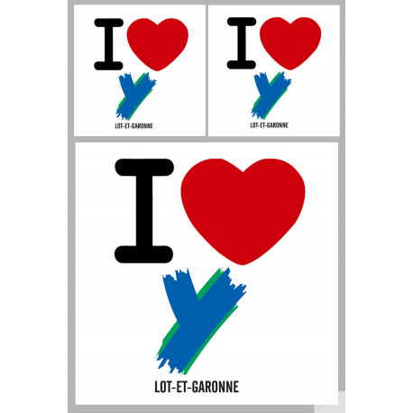 Département 47 le Lot et Garonne (1fois 10cm / 2 fois 5cm) - Autocollant(sticker) Département 47 le Lot et Garonne (1fois 10cm / 2 fois 5cm) - Autocollant(sticker)