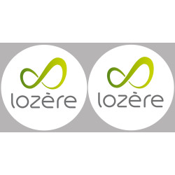 la Lozère (2fois 10cm) - Sticker/autocollant