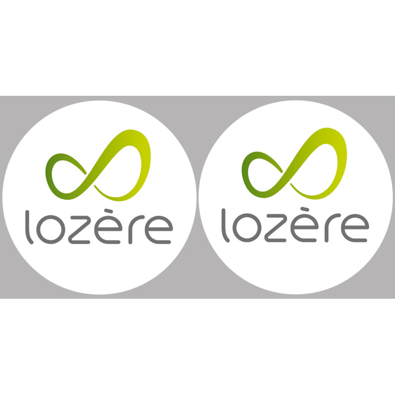 la Lozère (2fois 10cm) - Sticker/autocollant