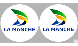 Département 50 la Manche (2 fois 10cm) - Autocollant(sticker)