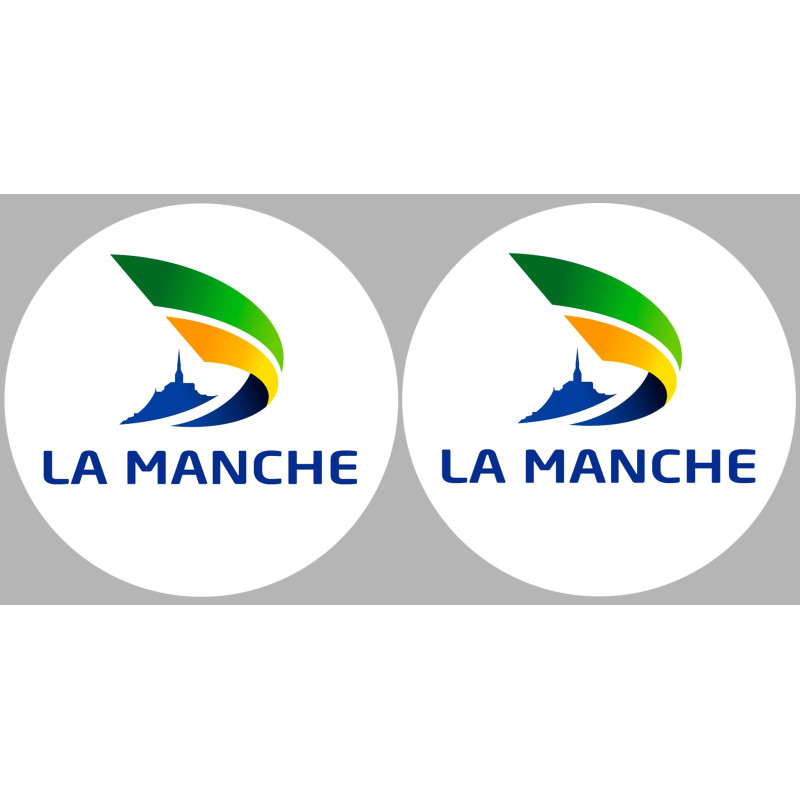 la Manche (2fois 10cm) - Sticker/autocollant