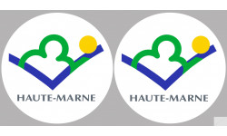 la Haute-Marne (2fois 10cm) - Autocollant(sticker)
