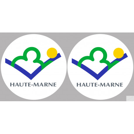 la Haute-Marne (2fois 10cm) - Autocollant(sticker) la Haute-Marne (2fois 10cm) - Autocollant(sticker)