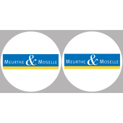 la Meurthe et Moselle (2fois 10cm) - Sticker/autocollant