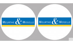 Département 54 la Meurthe et Moselle (2 fois 10cm) - Autocollant(sticker)