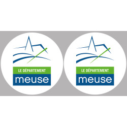 la Meuse (2fois 10cm) - Sticker/autocollant
