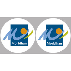 le Morbihan (2fois 10cm) - Sticker/autocollant