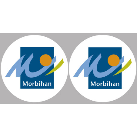 le Morbihan (2fois 10cm) - Sticker/autocollant