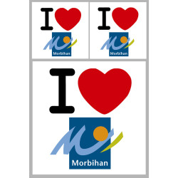 le Morbihan (1fois 10cm / 2 fois 5cm) - Sticker/autocollant