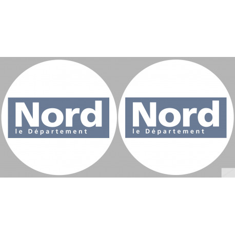 Département 59 le Nord (2 fois 10cm) - Autocollant(sticker) Département 59 le Nord (2 fois 10cm) - Autocollant(sticker)