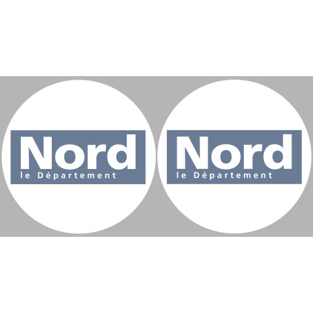 le Nord (2fois 10cm) - Sticker/autocollant