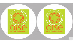 Département 60 l'Oise (2 fois 10cm) - Autocollant(sticker)