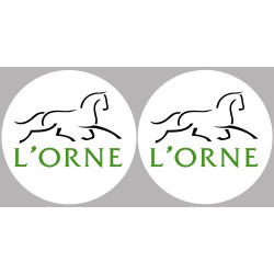 l'Orne (2fois 10cm) - Sticker/autocollant