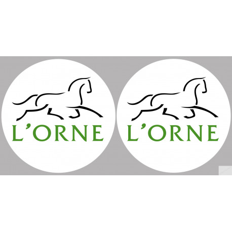 Département 61 l'Orne (2 fois 10cm) - Autocollant(sticker) Département 61 l'Orne (2 fois 10cm) - Autocollant(sticker)