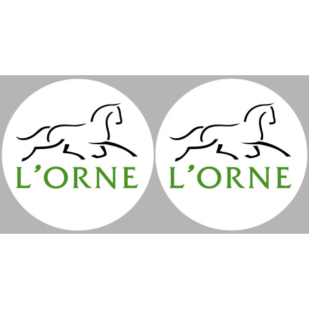 l'Orne (2fois 10cm) - Sticker/autocollant