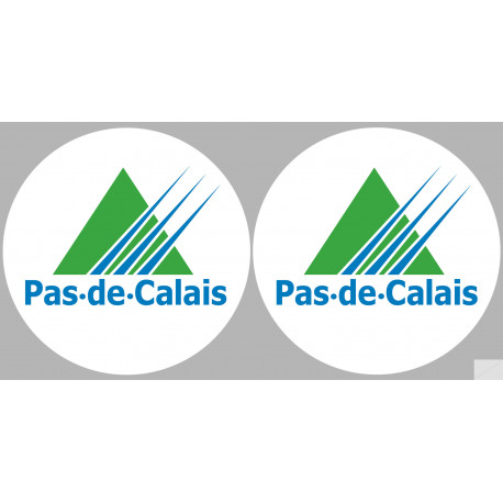 Département 62 le Pas-de-Calais (2 fois 10cm) - Autocollant(sticker)