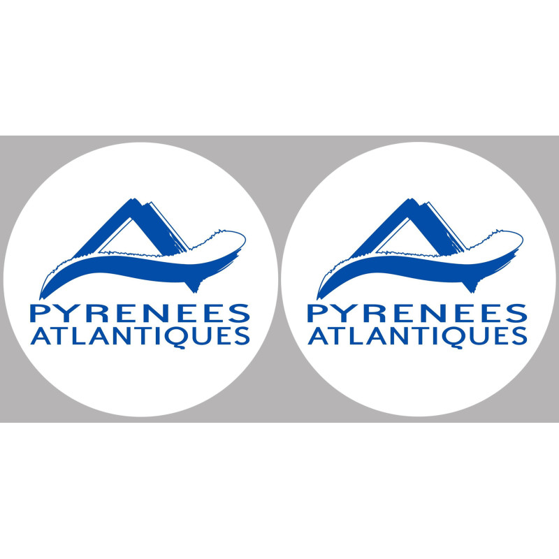 les Pyrénées Atlantique (2fois 10cm) - Sticker/autocollant
