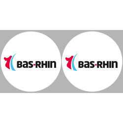 le Bas-Rhin (2fois 10cm) - Sticker/autocollant