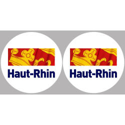 le Haut-Rhin (2fois 10cm) - Sticker/autocollant