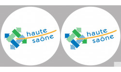 Département 70 la Haute Saône (2 fois 10cm) - Autocollant(sticker)