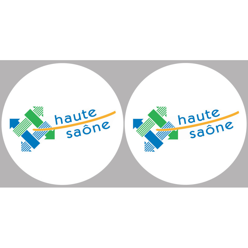 la Haute Saône (2fois 10cm) - Sticker/autocollant